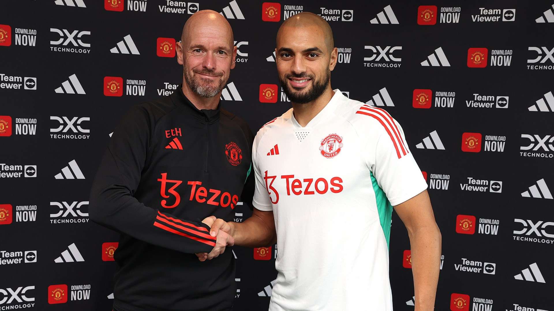 Erik ten Hag Sofyan Amrabat Manchester United 2023-24