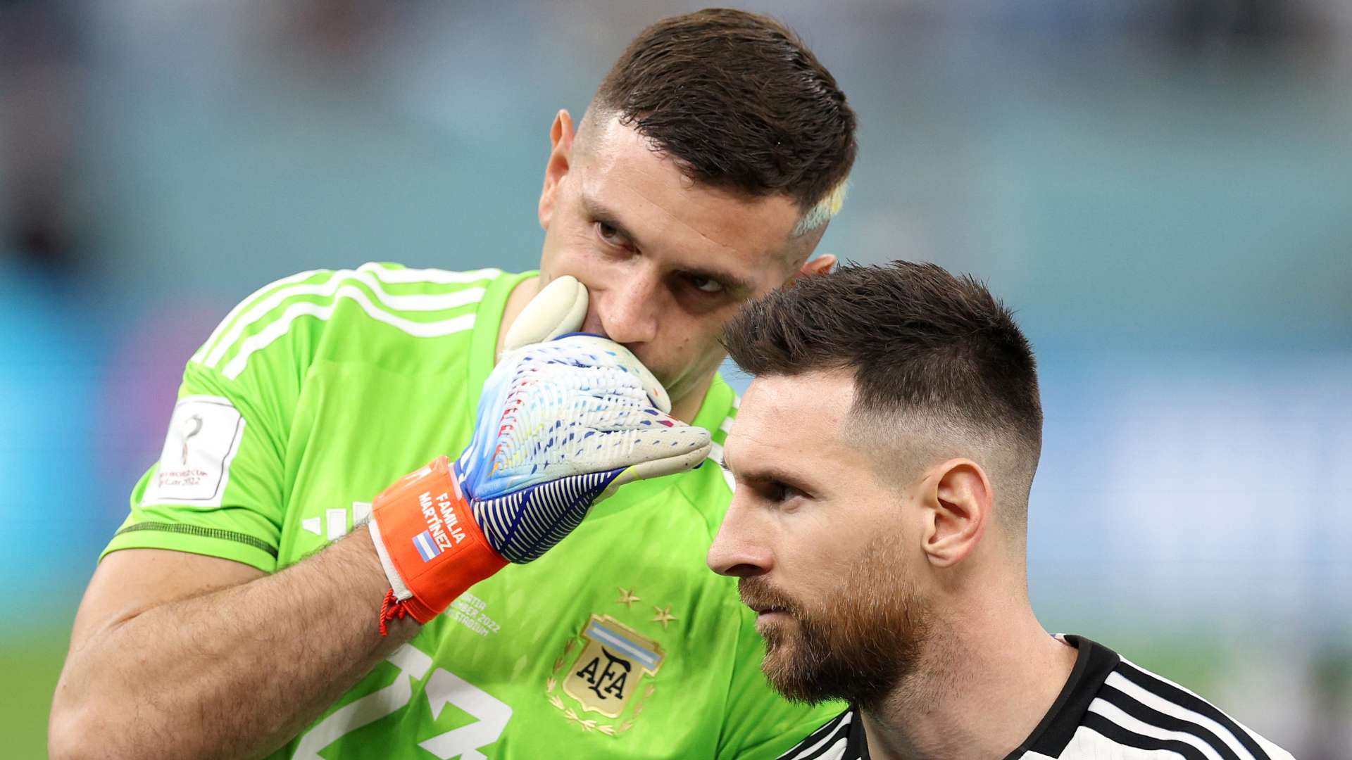 Emiliano Martinez Lionel Messi Argentina 2022 World Cup