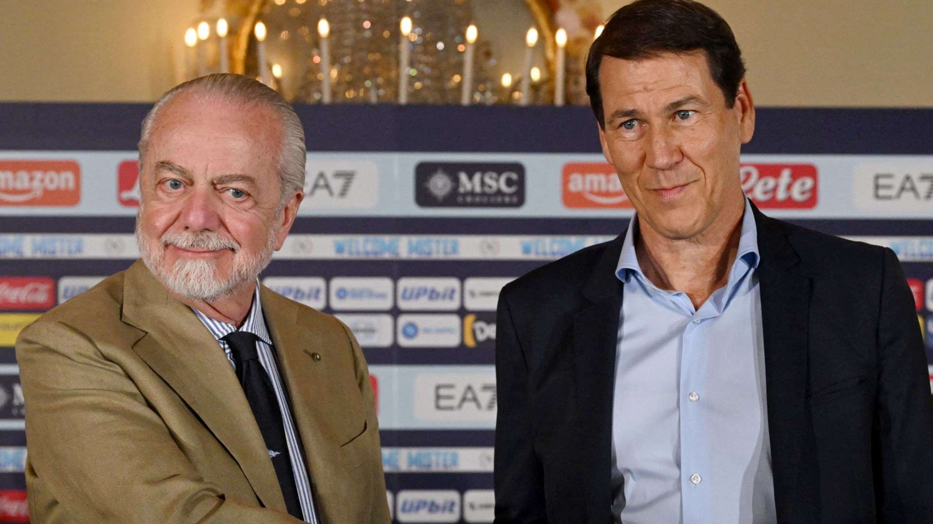 Di Laurentiis Rudi Garcia Napoli 2023