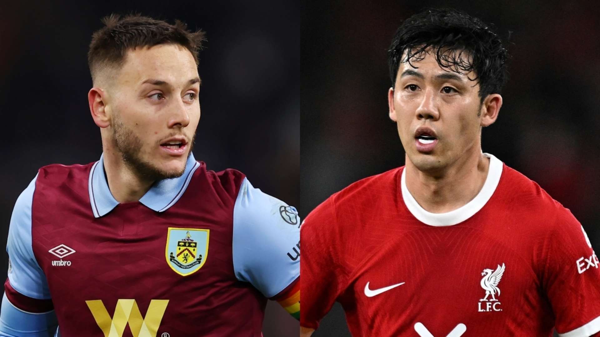 Josh Brownhill Burnley Wataru Endo Liverpool