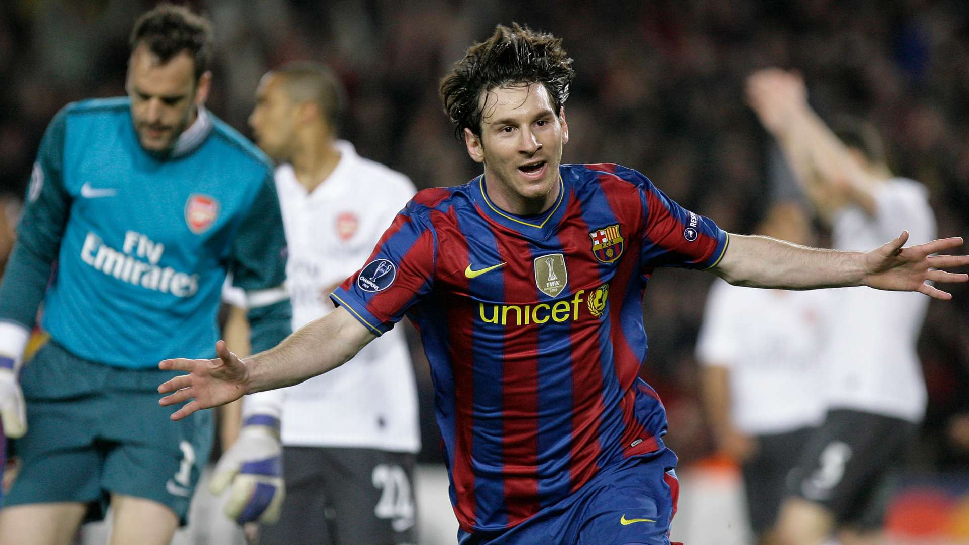 Lionel Messi Barcelona Arsenal 2009-10