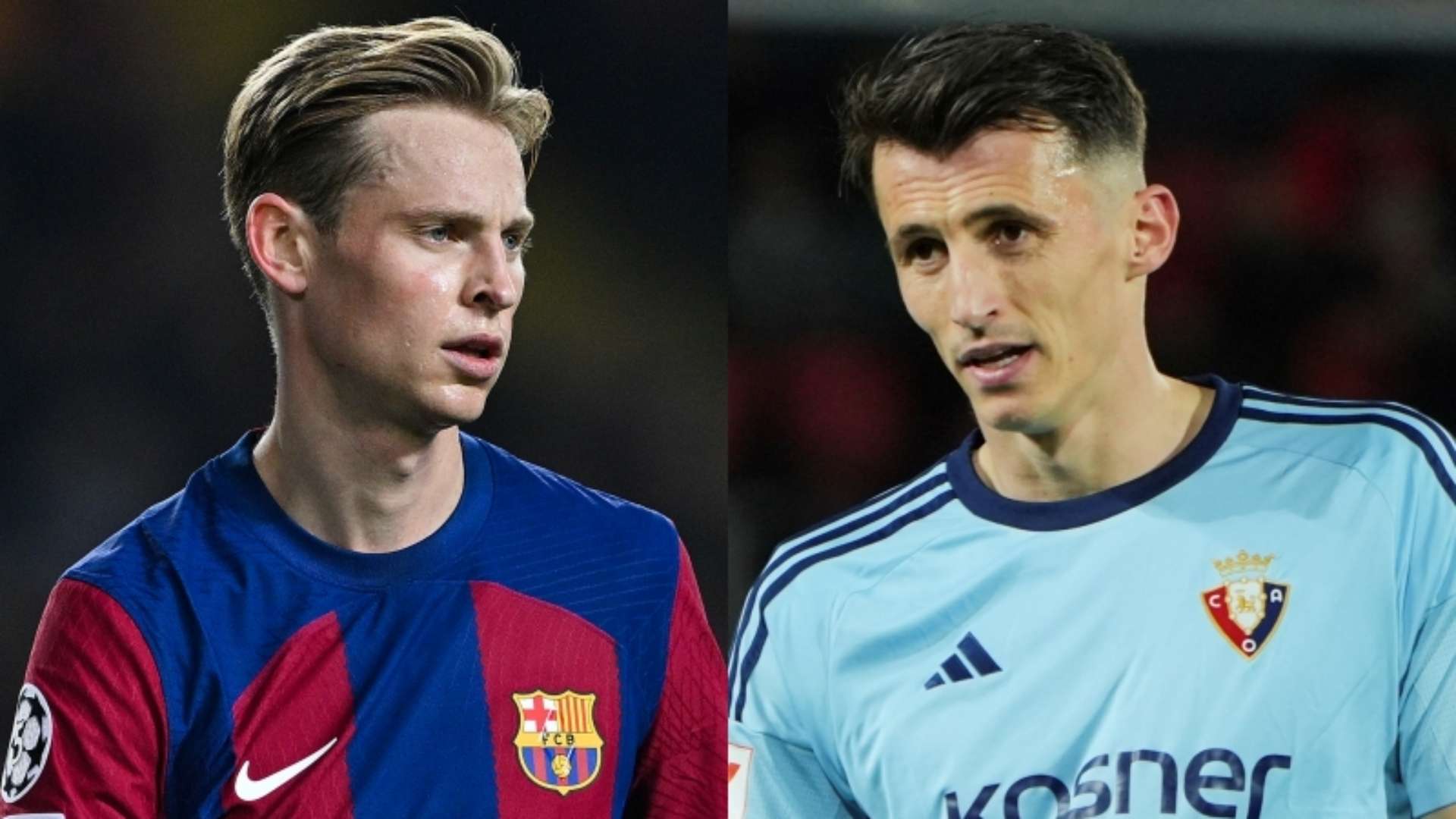 Frenkie de Jong Barcelona Ante Budimir Osasuna