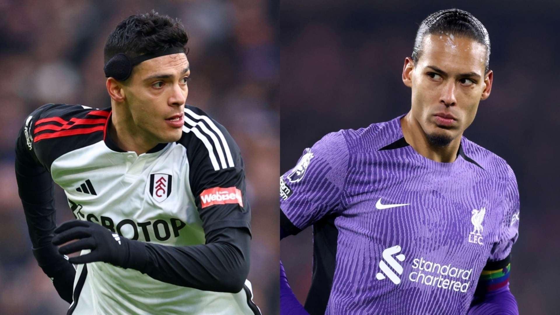 Raul Jimenez Fulham Virgil van Dijk Liverpool