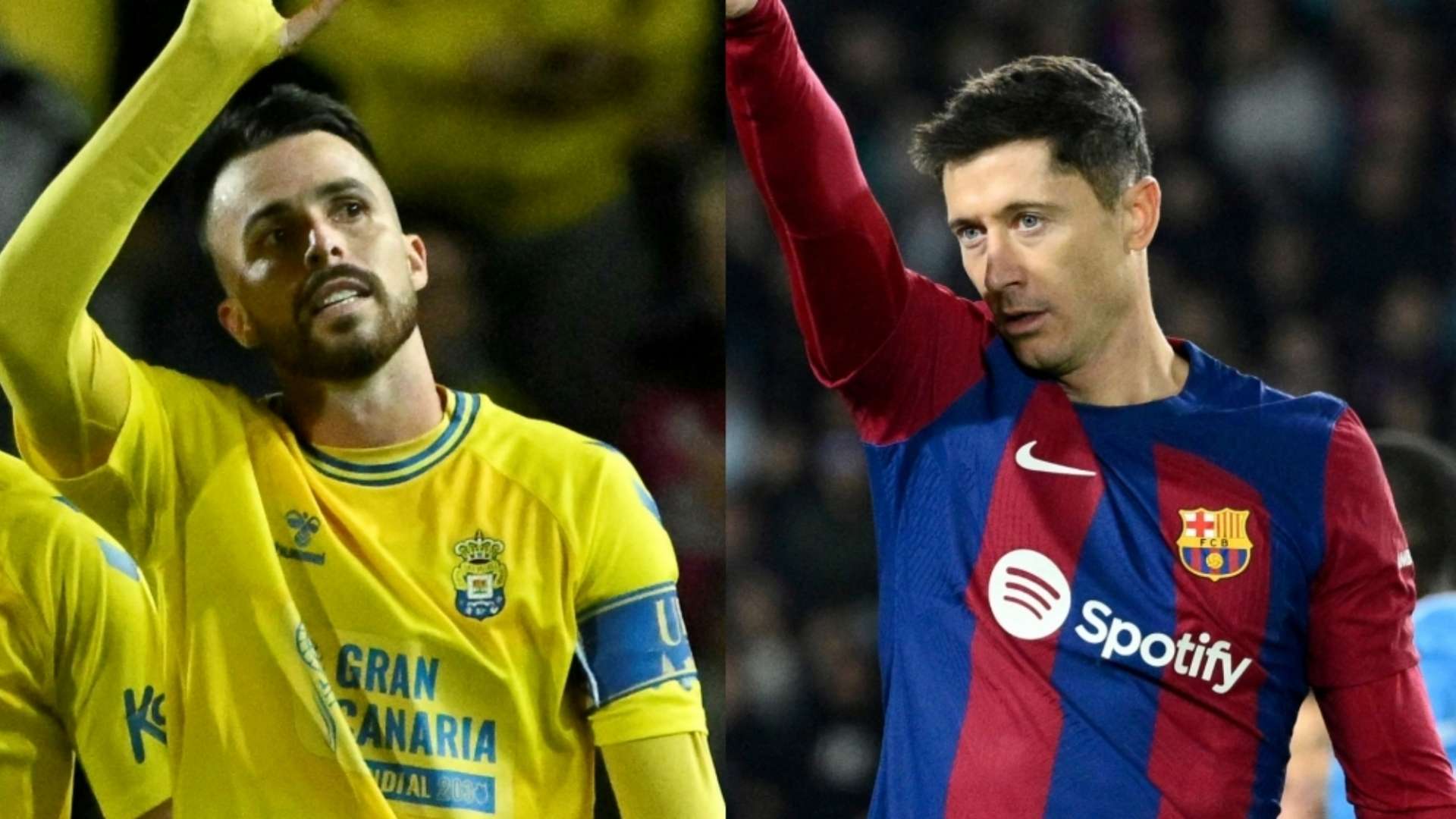 Kirian Rodríguez Las Palmas Robert Lewandowski Barcelona