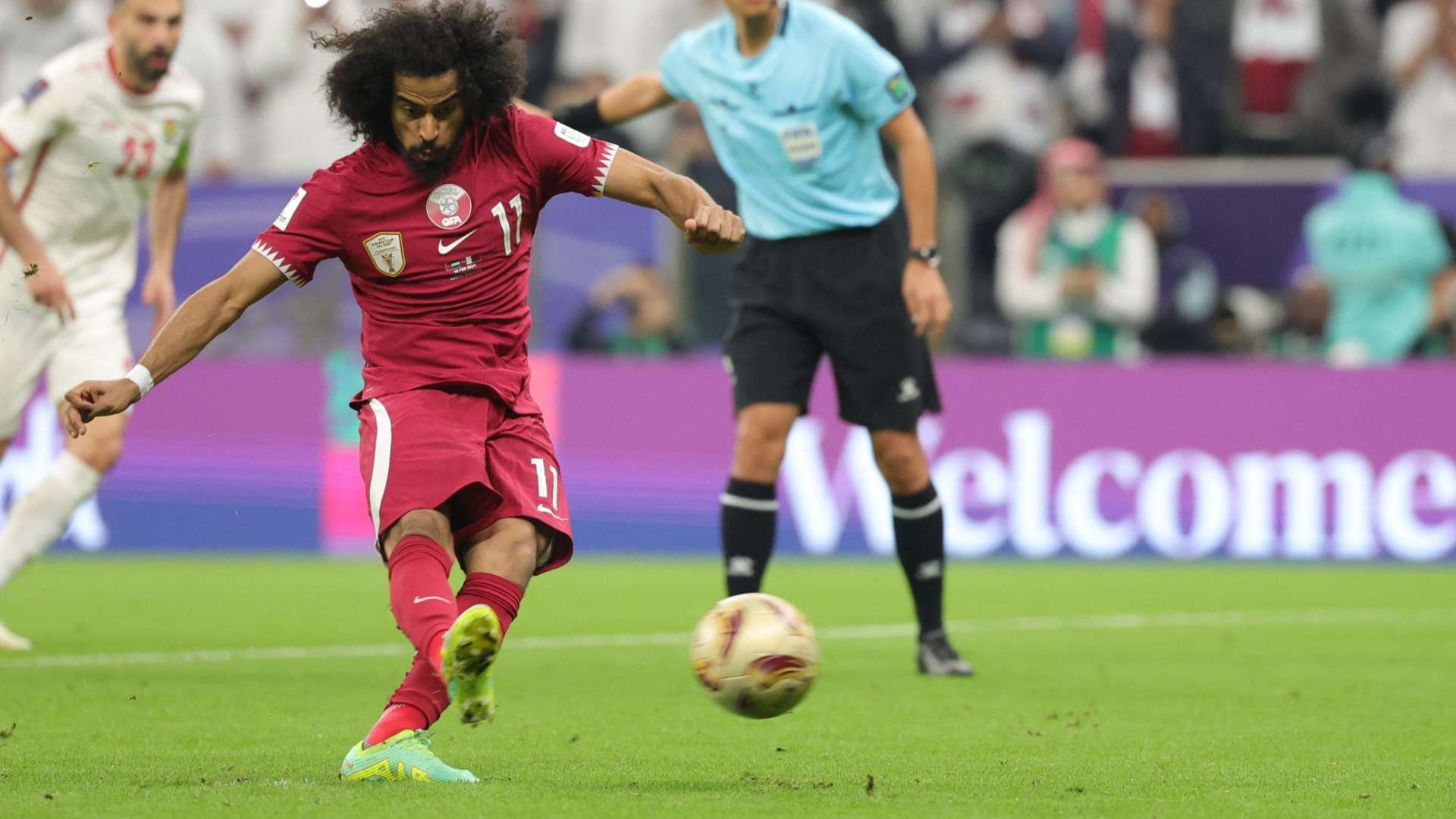 akram afif - qatar jordan afc cup final