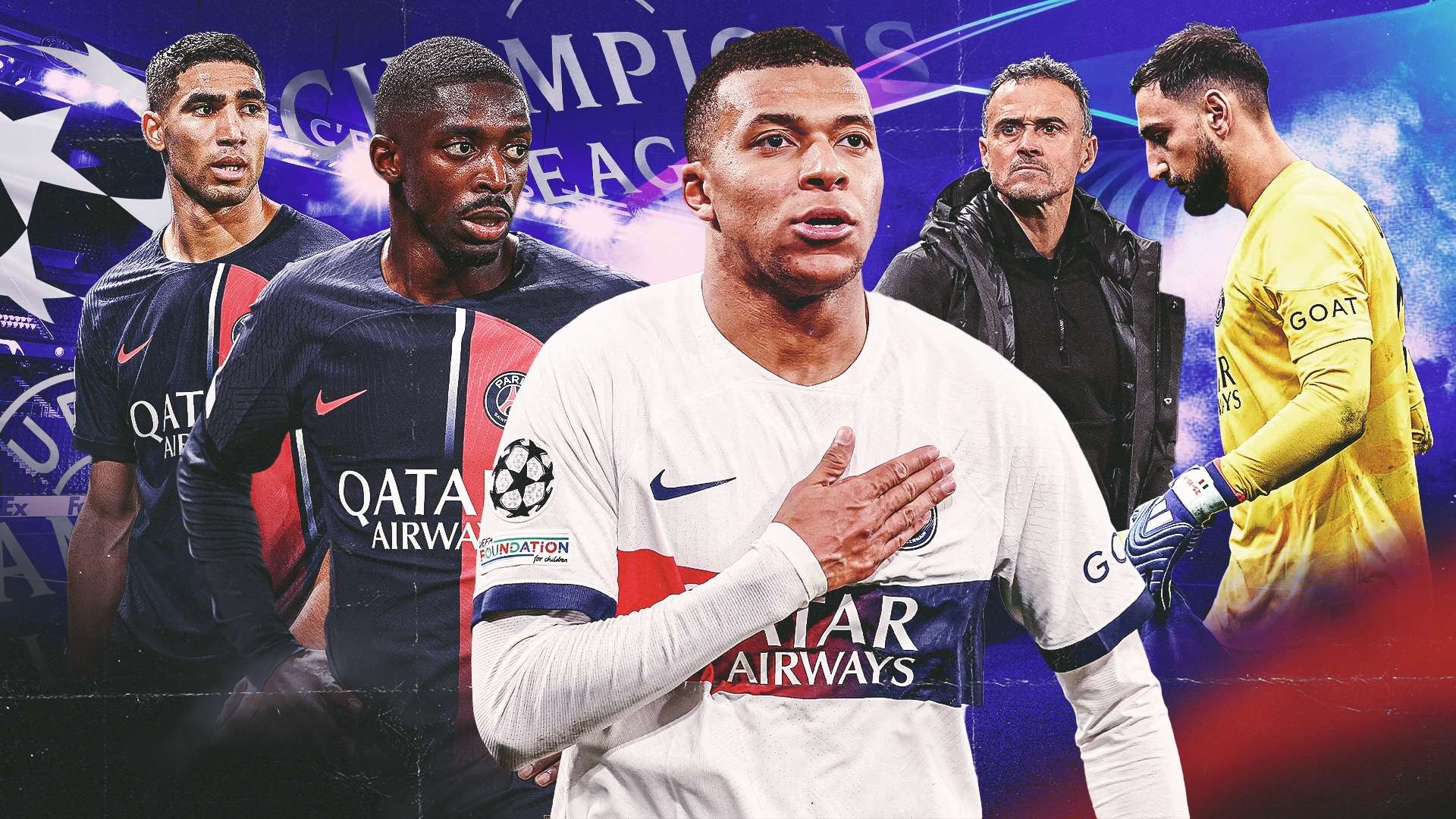 Mbappe Champions League PSG GFX