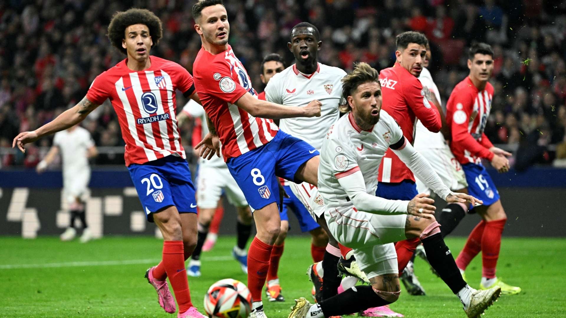 SERGIO RAMOS ATLETICO MADRID SEVILLA COPA DEL REY 2023-24