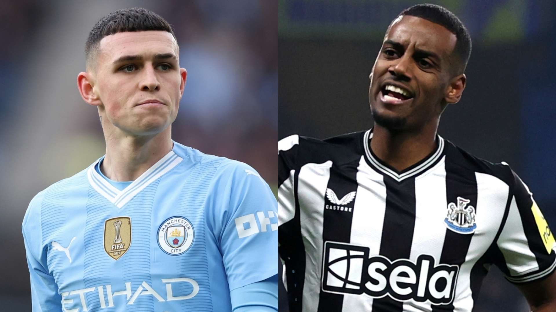 Phil Foden Man City Alexander Isak Newcastle