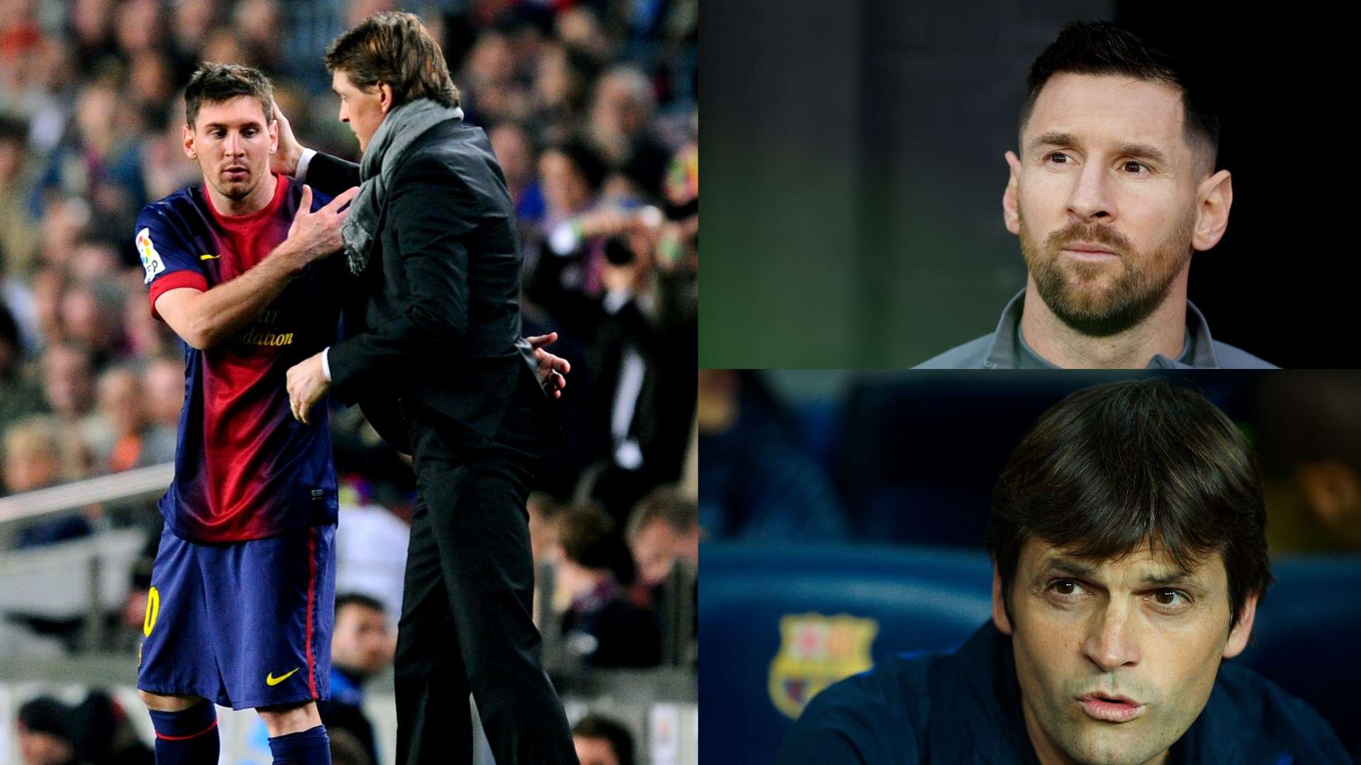 Lionel Messi tito vilanova split