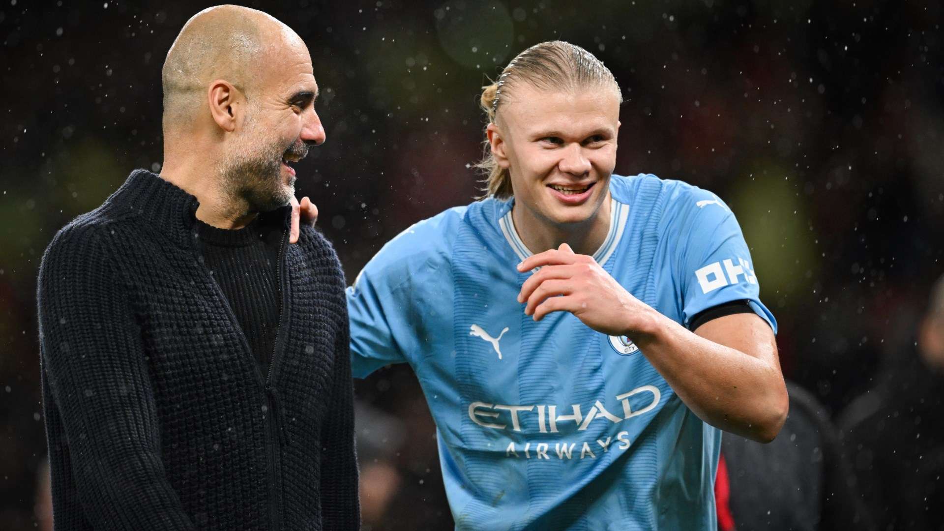 Pep Guardiola Erling Haaland