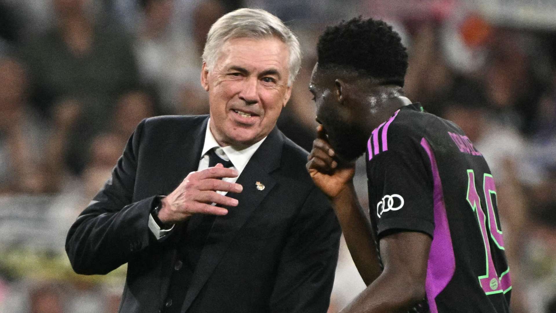 Carlo Ancelotti Alphonso Davies Real Madrid Bayern Munich