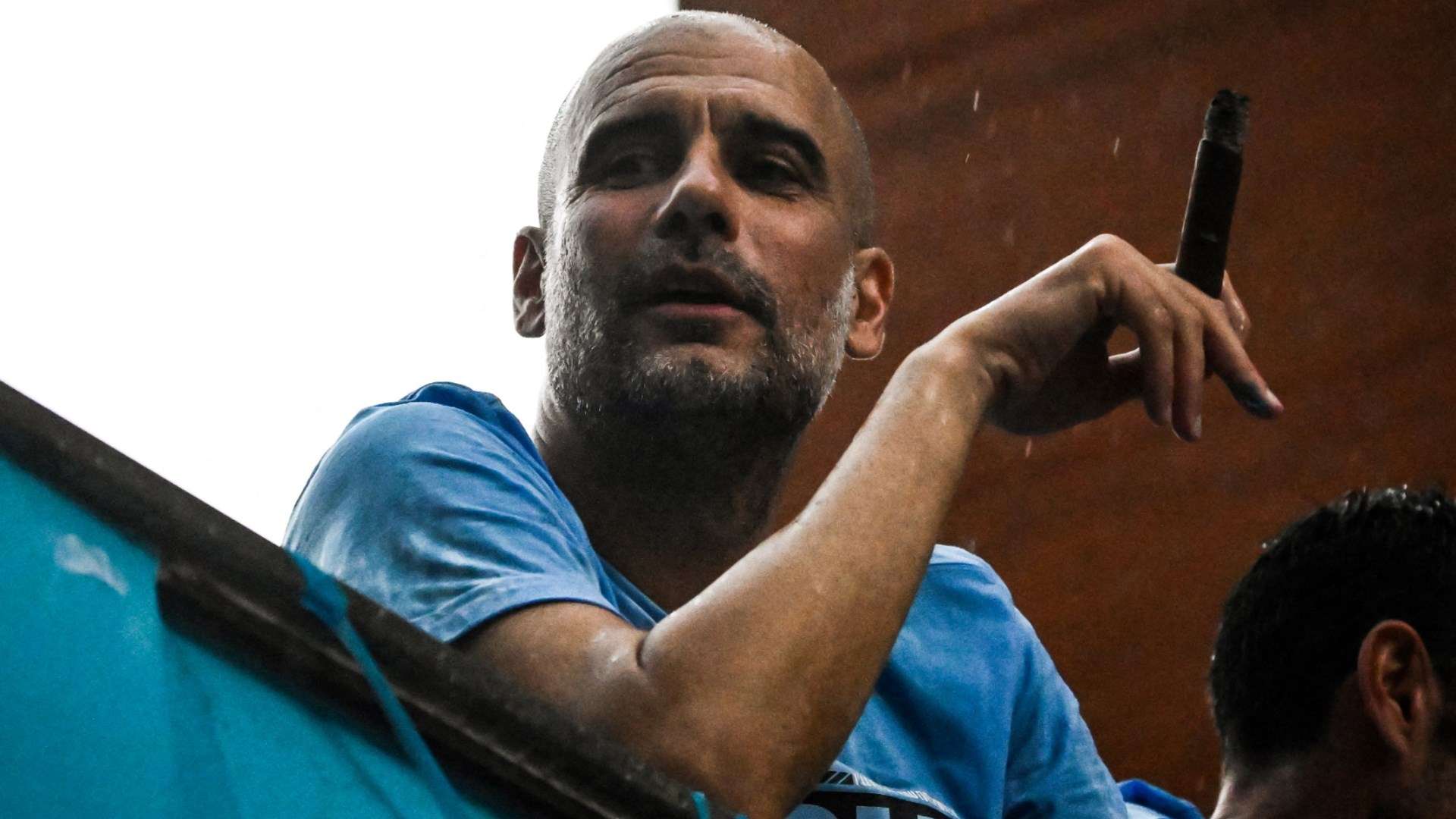 Pep Guardiola cigar