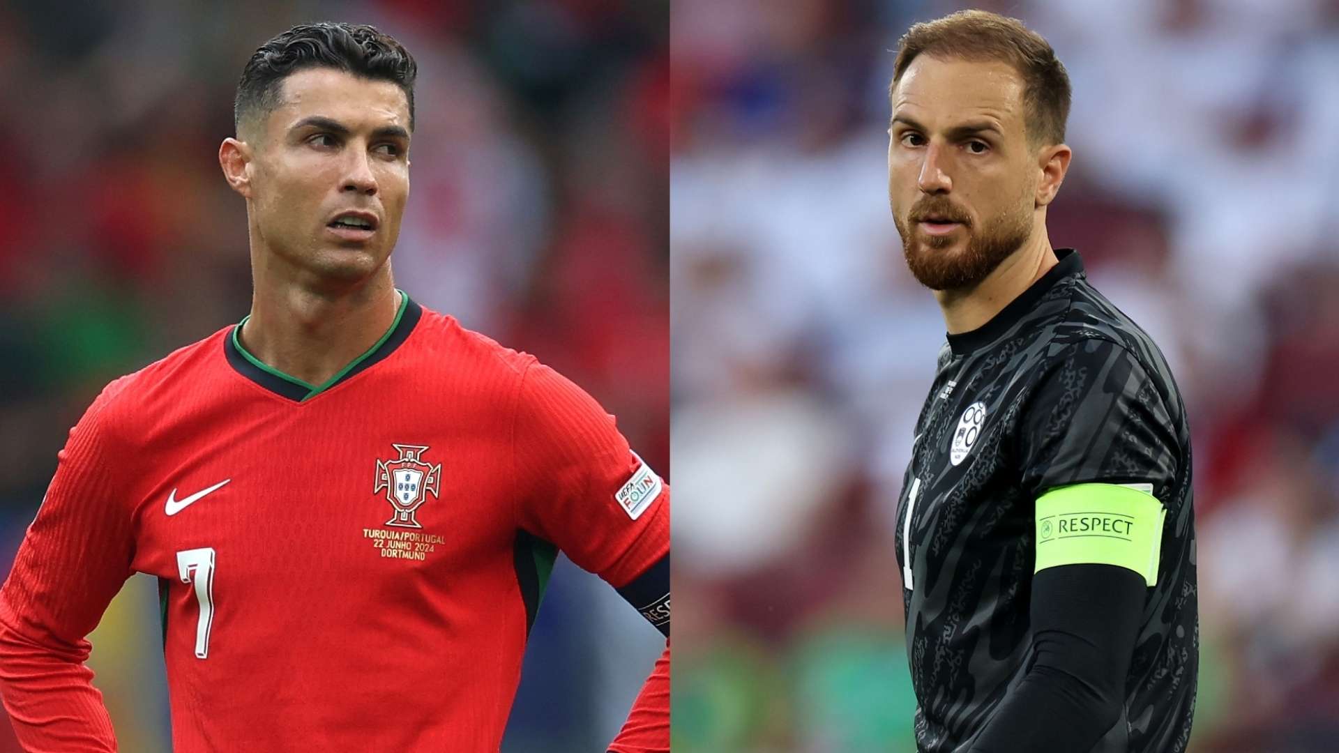 Cristiano Ronaldo Portugal Jan Oblak Slovenia