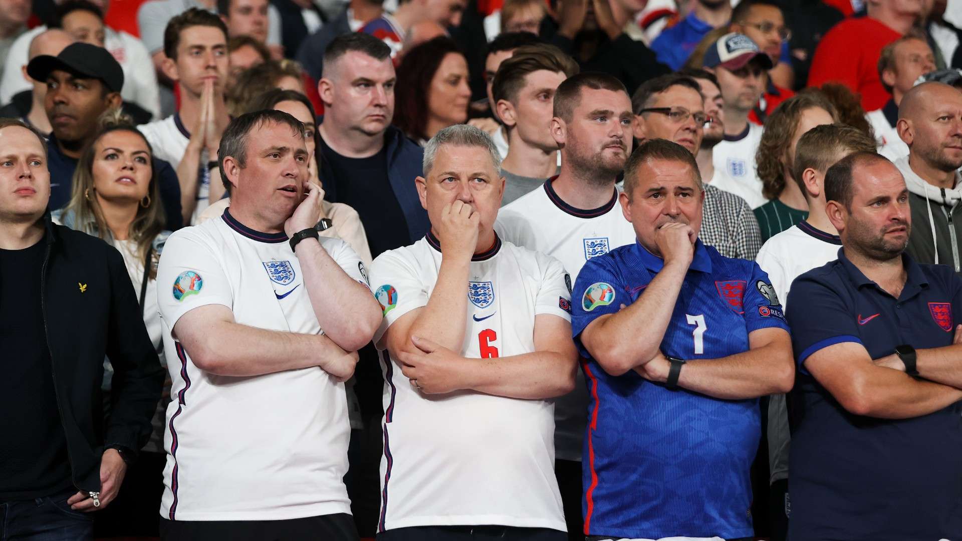 England fans Italy vs England Euro 2020 final