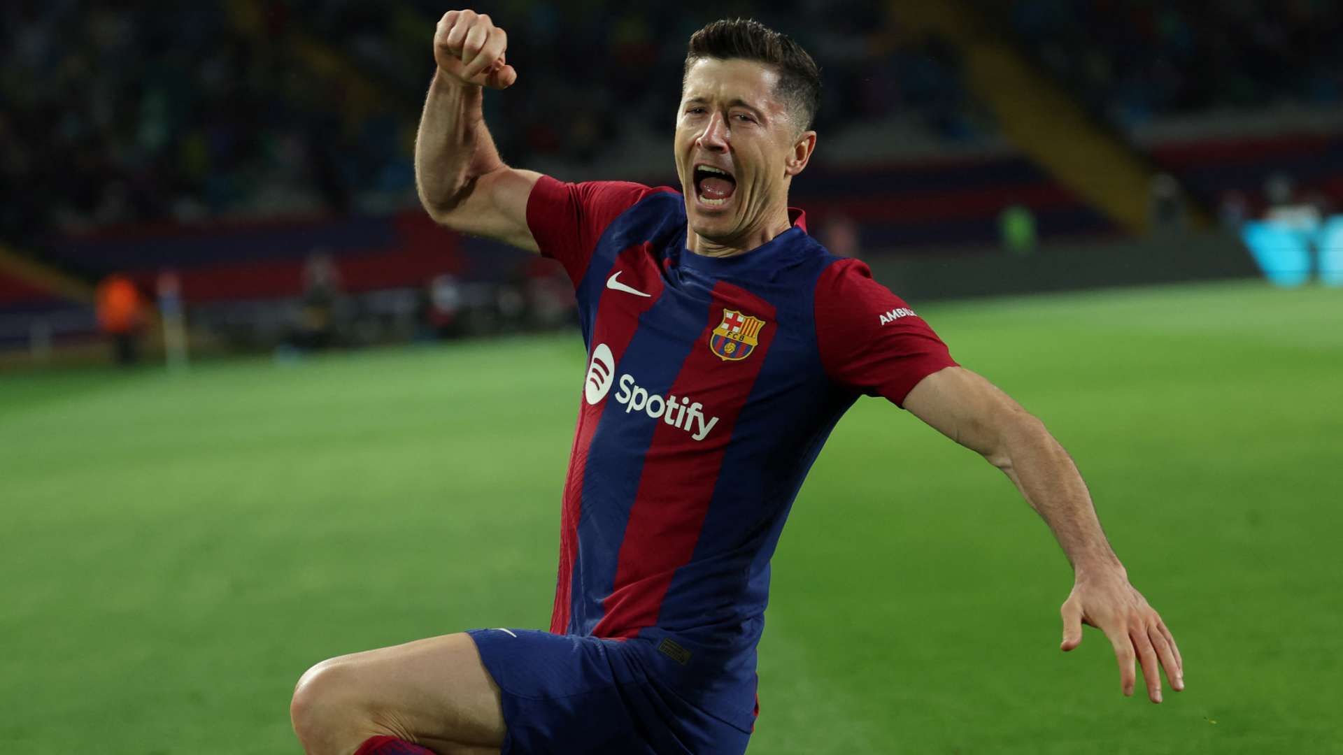 Robert Lewandowski Barcelona Valencia