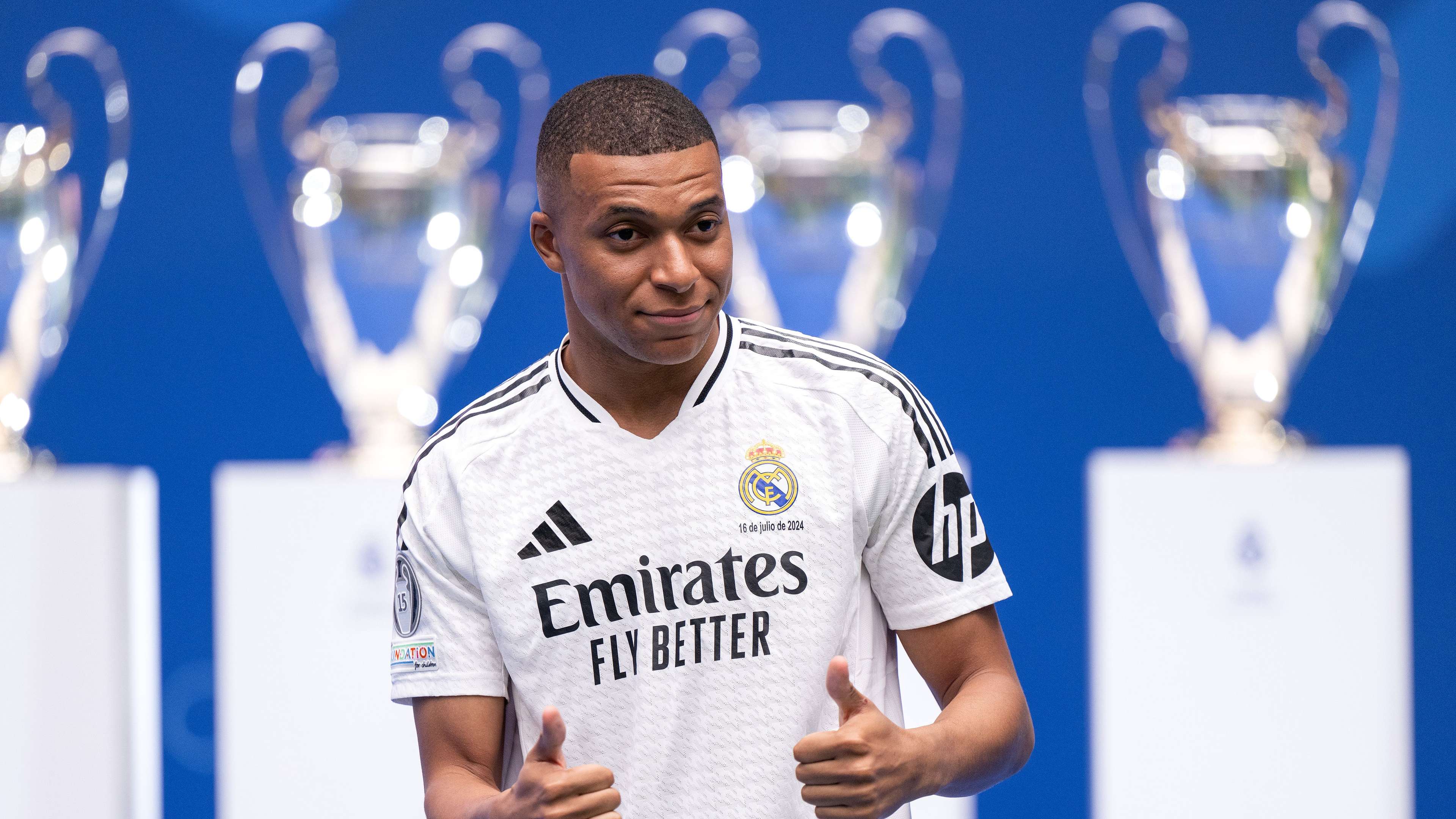 Real Madrid Unveils New Signing Kylian Mbappe