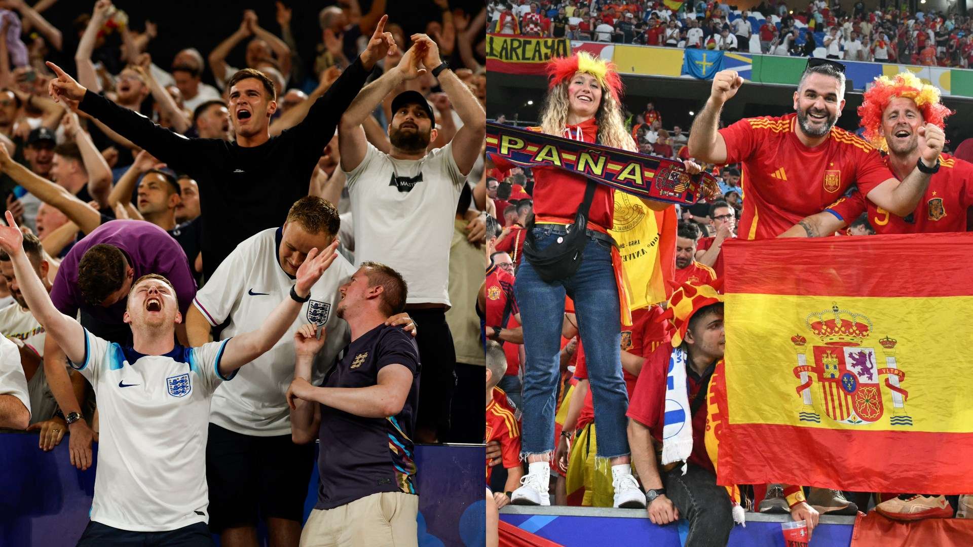 England Spain fans Spotify