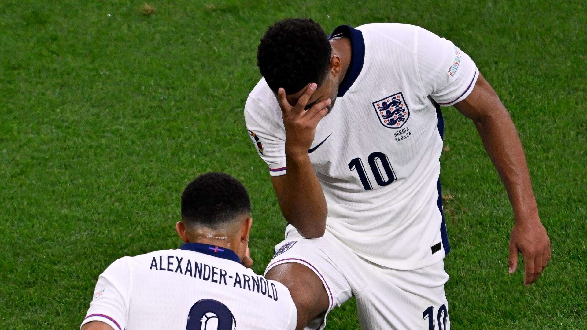 Jude Bellingham Trent Alexander-Arnold England Euro 2024 celebration