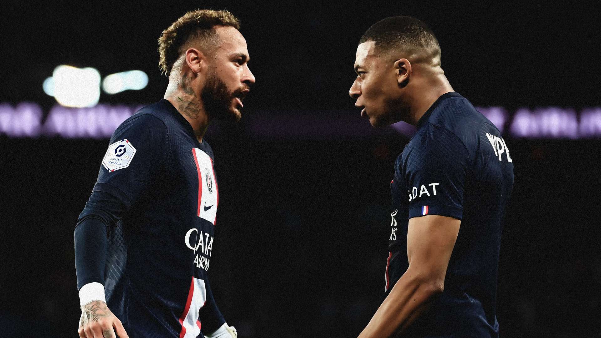 Neymar, Kylian Mbappe