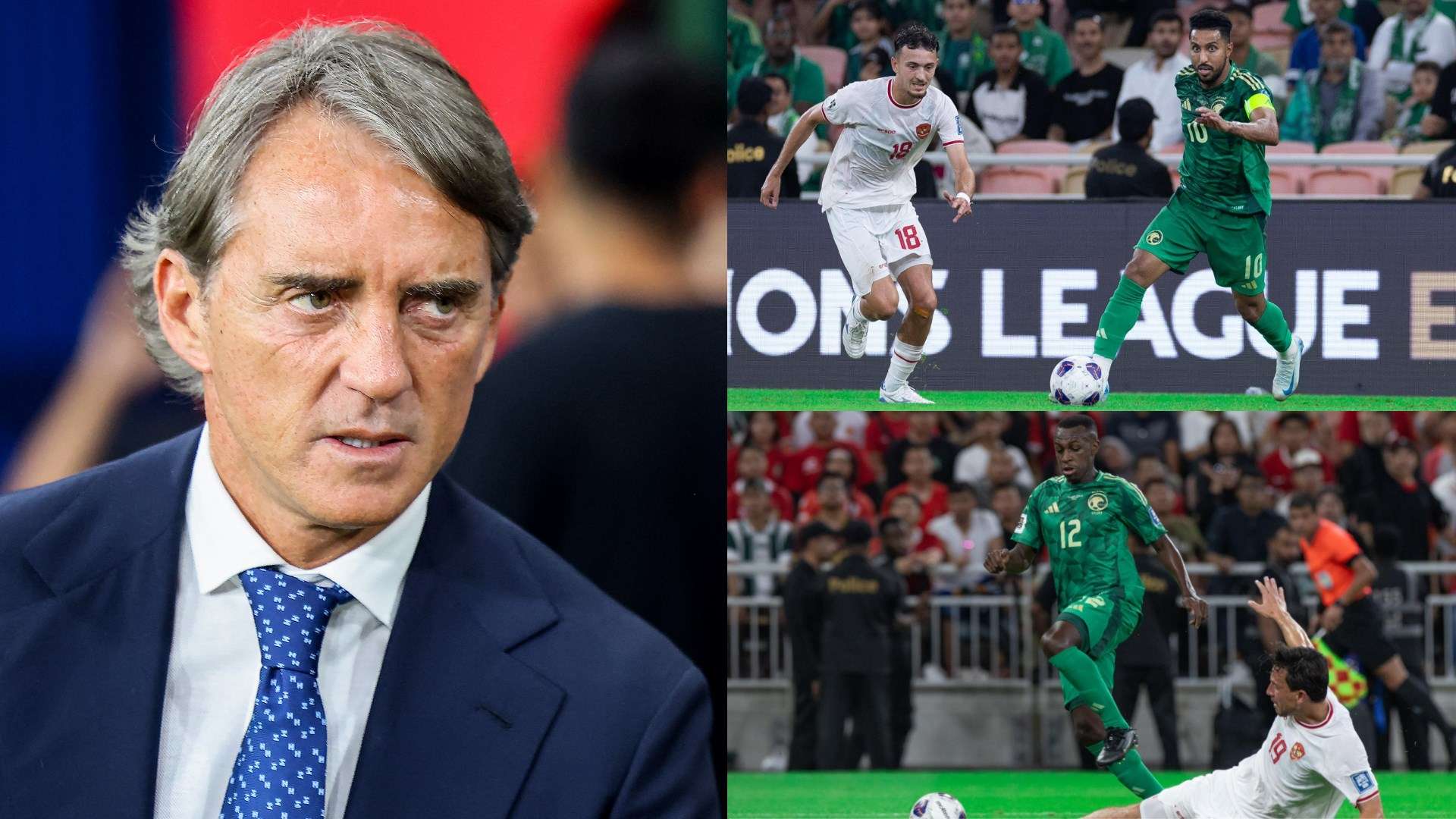 Roberto Mancini - Saudi Arabia vs Indonesia