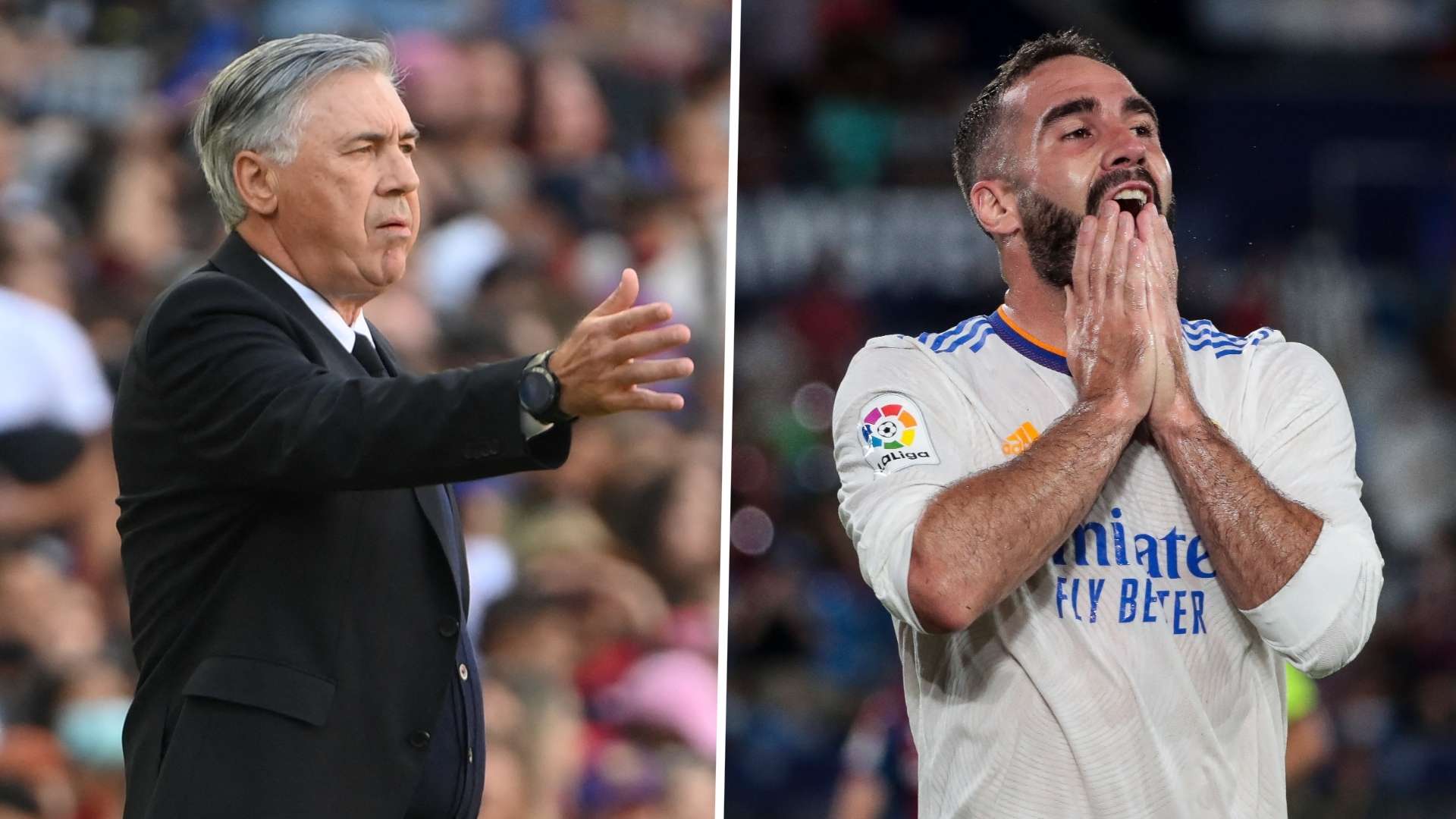 Carlo Ancelotti Dani Carvajal Real Madrid