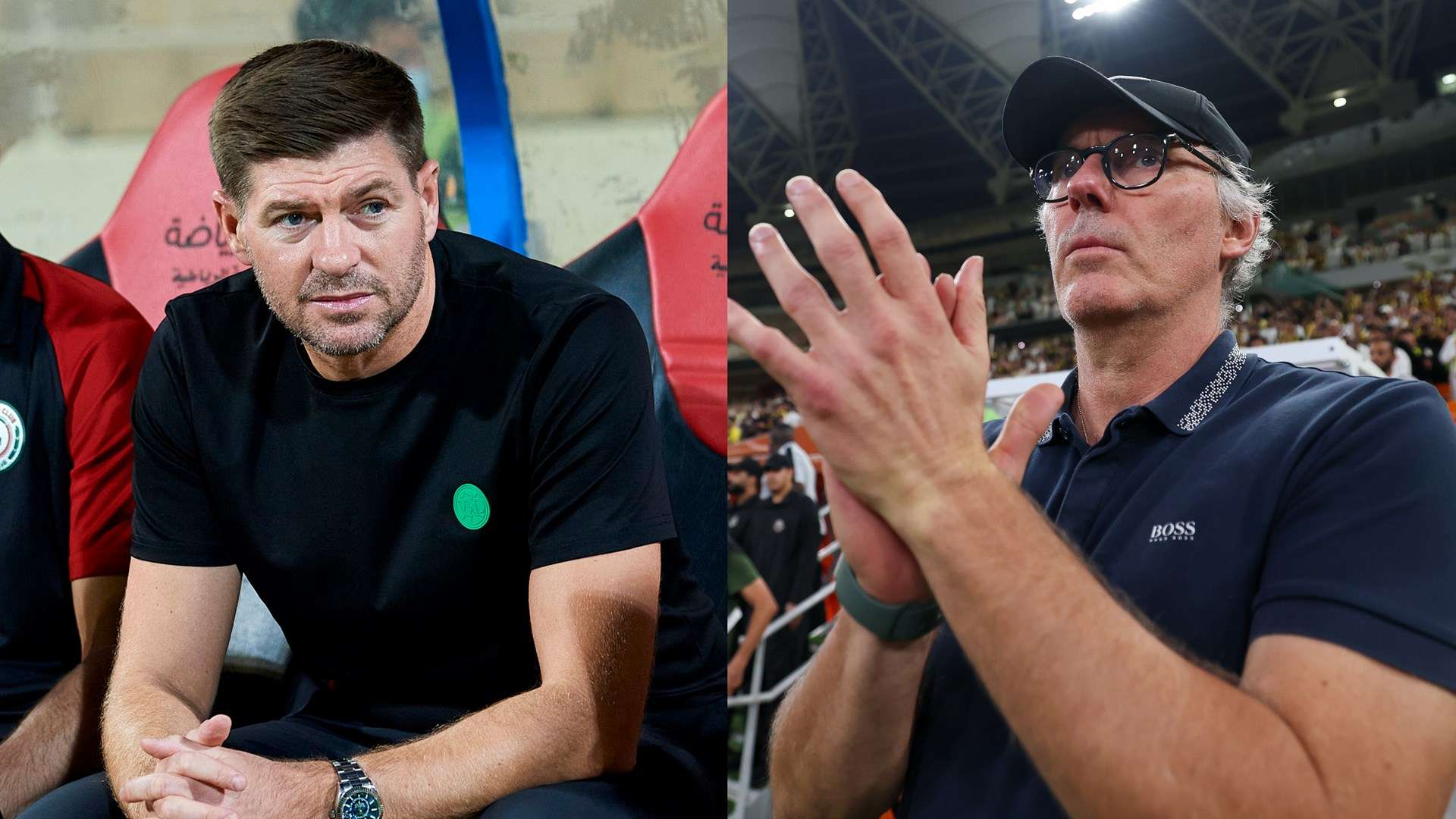 Laurent Blanc Steven Gerrard Ittihad Ettifaq