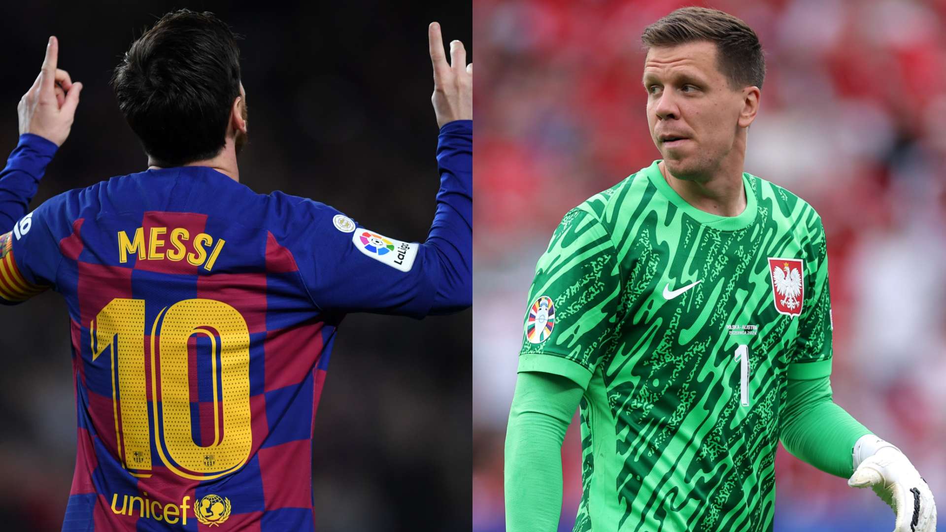 Lionel Messi Wojciech Szczesny