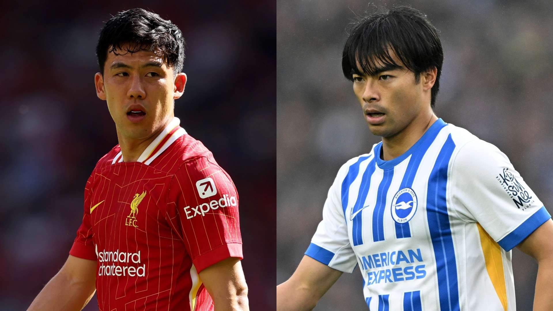 Wataru Endo Liverpool Kaoru Mitoma Brighton