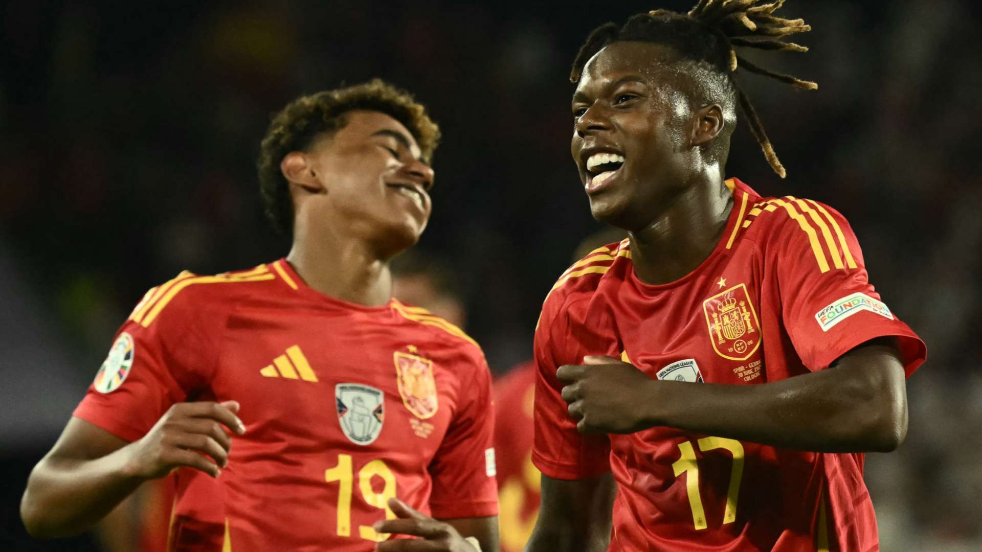 Nico Williams Lamine Yamal Spain Euro 2024