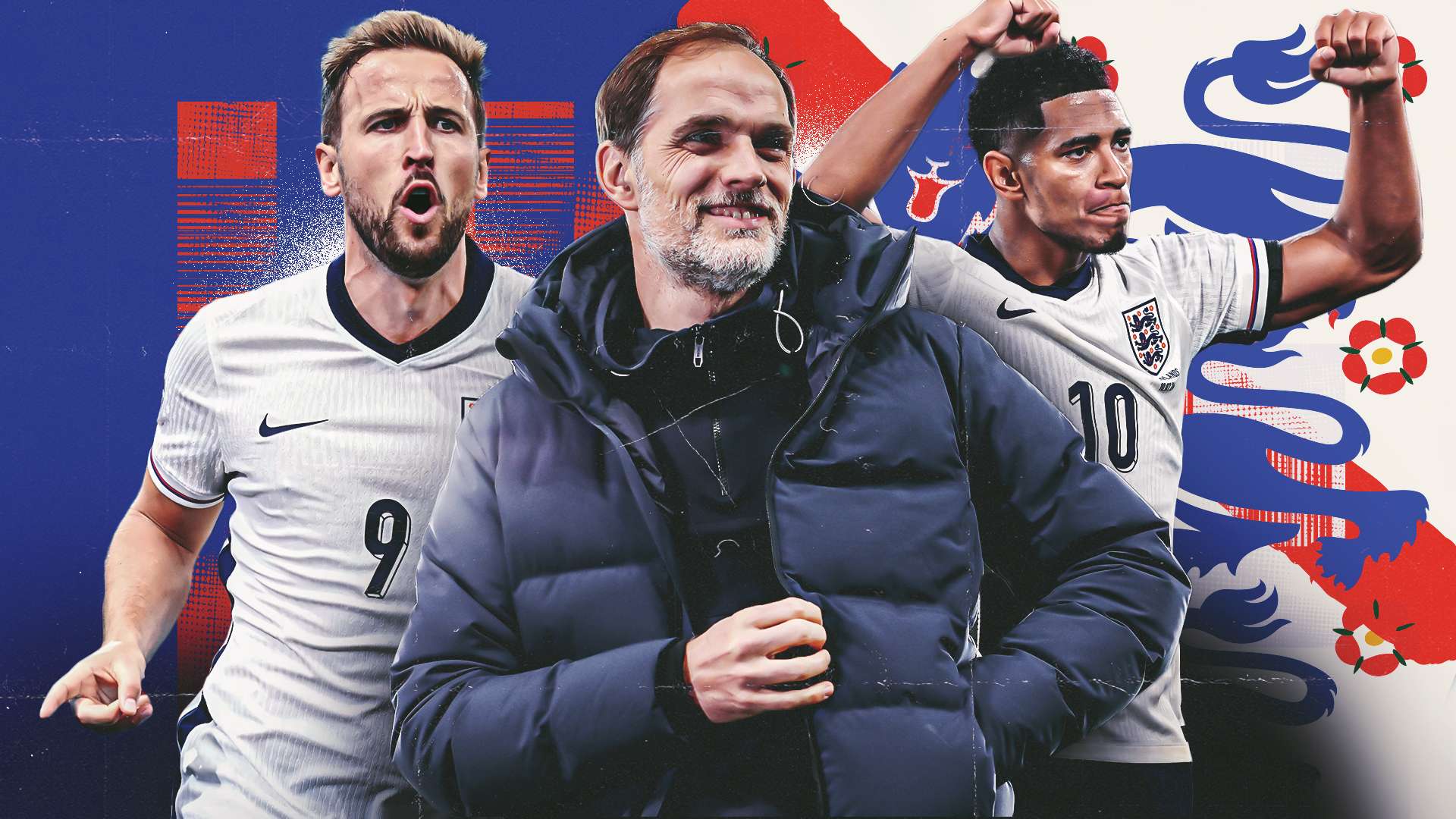 Harry Kane Thomas Tuchel Jude Bellingham gfx