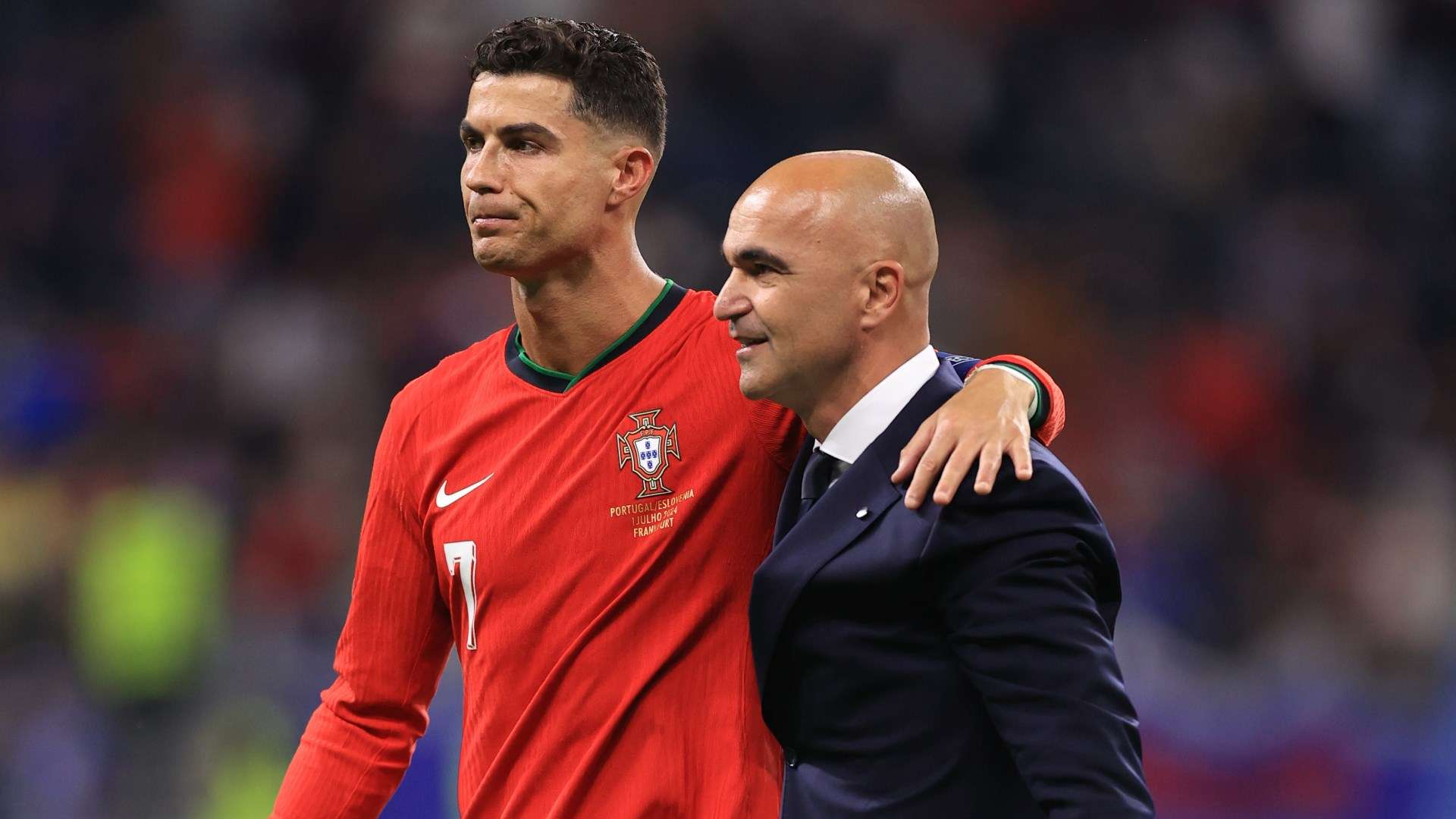 Cristiano Ronaldo Roberto Martinez Portugal Euro 2024