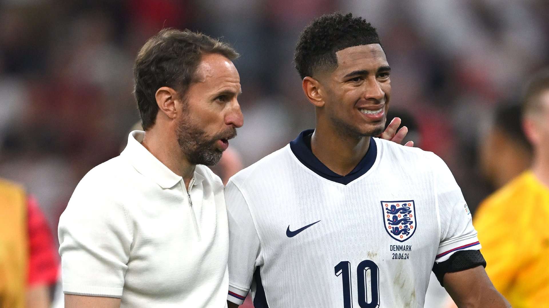 Gareth Southgate Jude Bellingham 2024