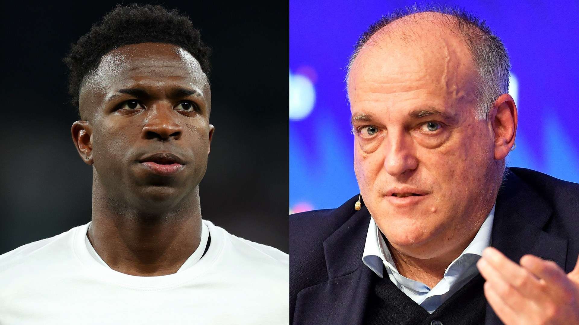 Vinicius Junior Javier Tebas Real Madrid La Liga