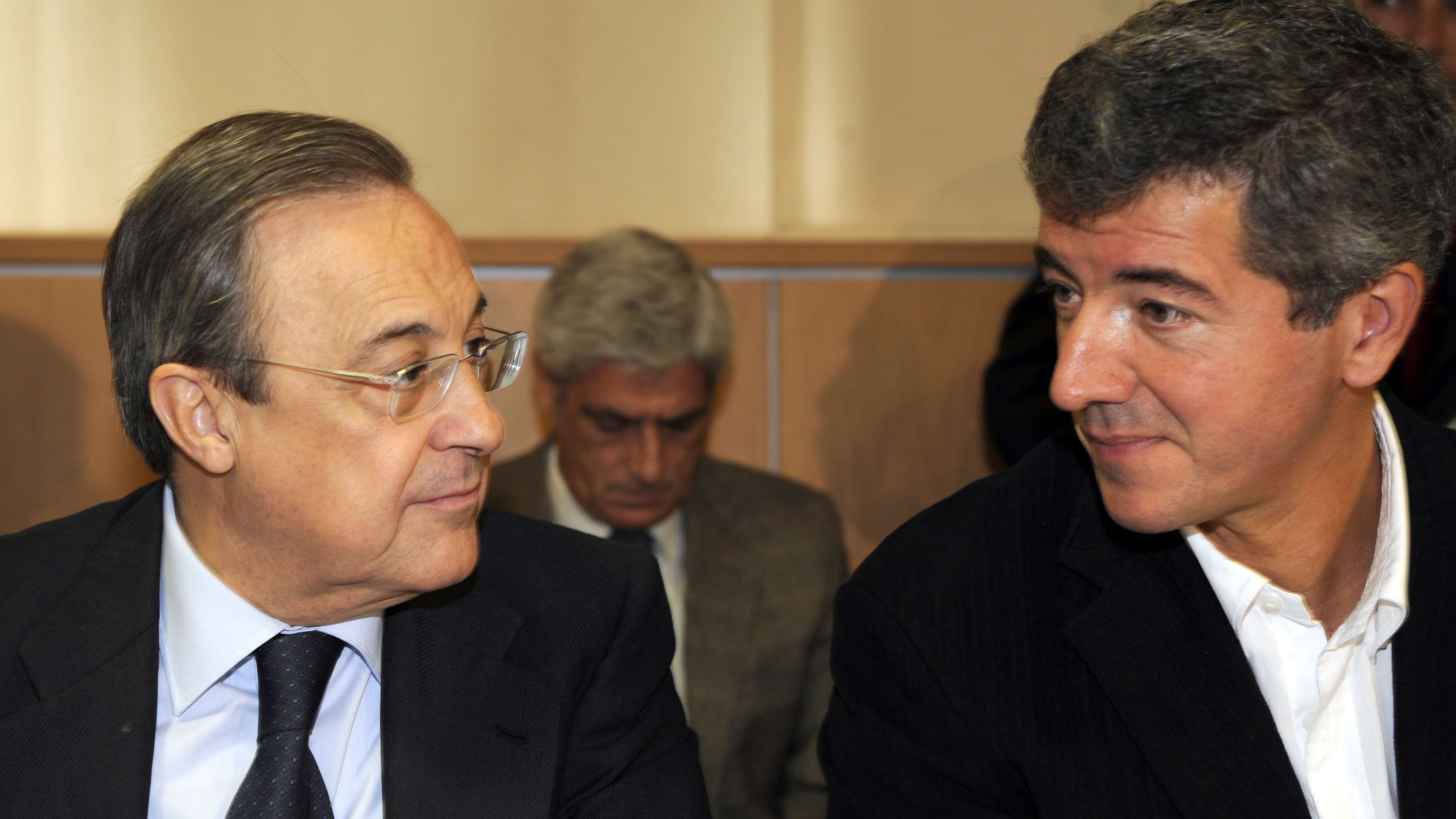 Real Madrid president Florentino Perez (