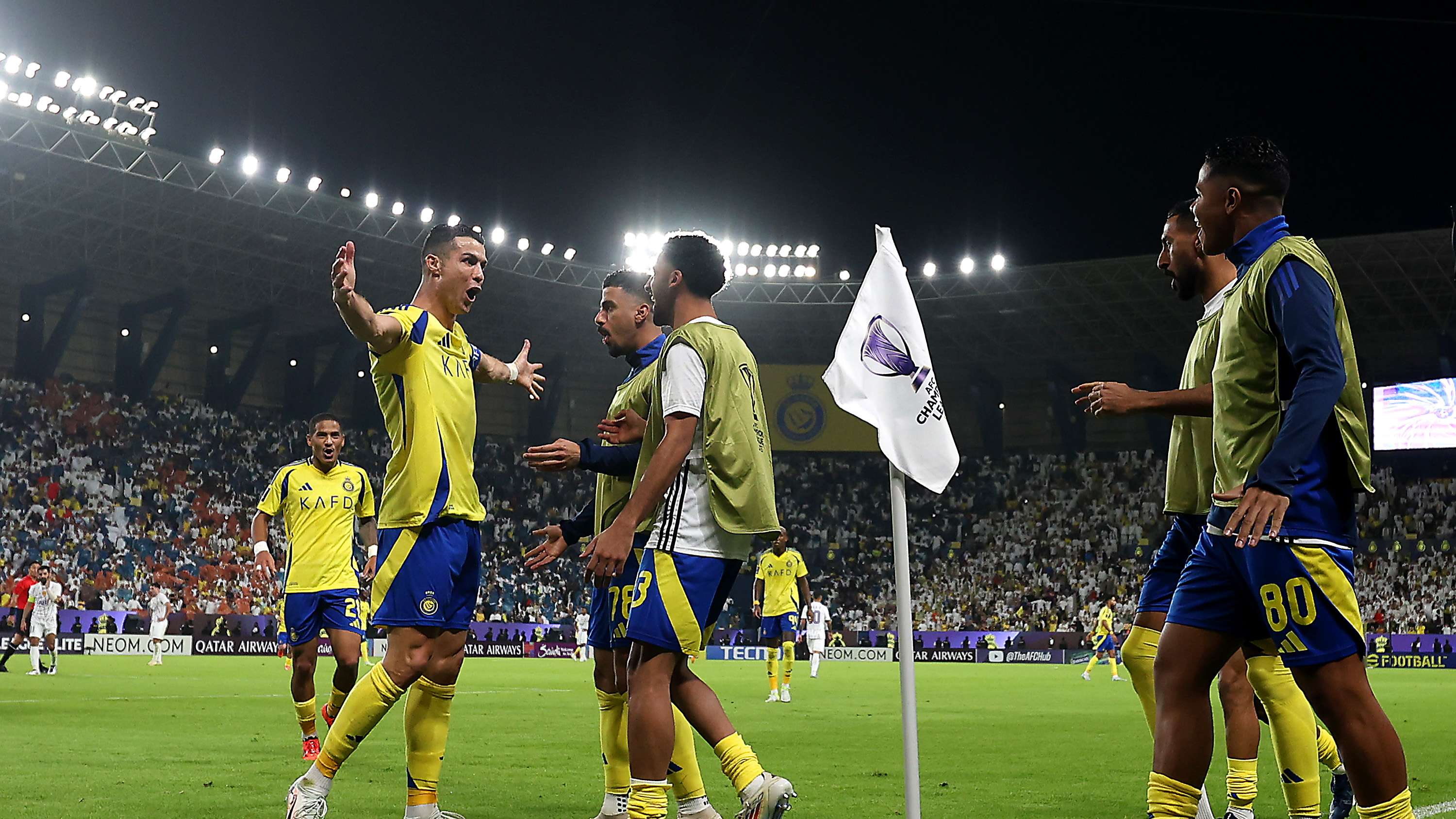 عودة رونالدو لتدريبات النصر قبل مواجهة الهلال 